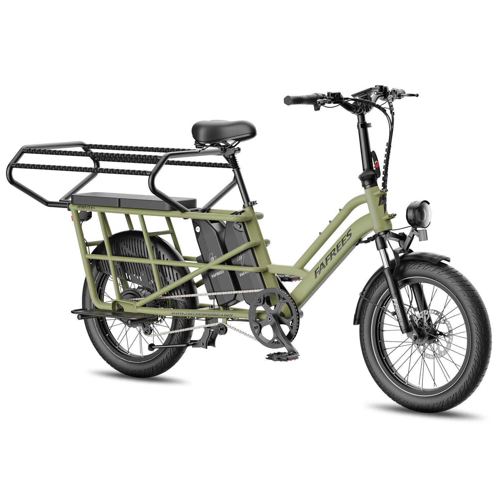 FAFREES FF20 CUV Elektryczny Rower Transportowy, Podwójny Akumulator 15 Ah