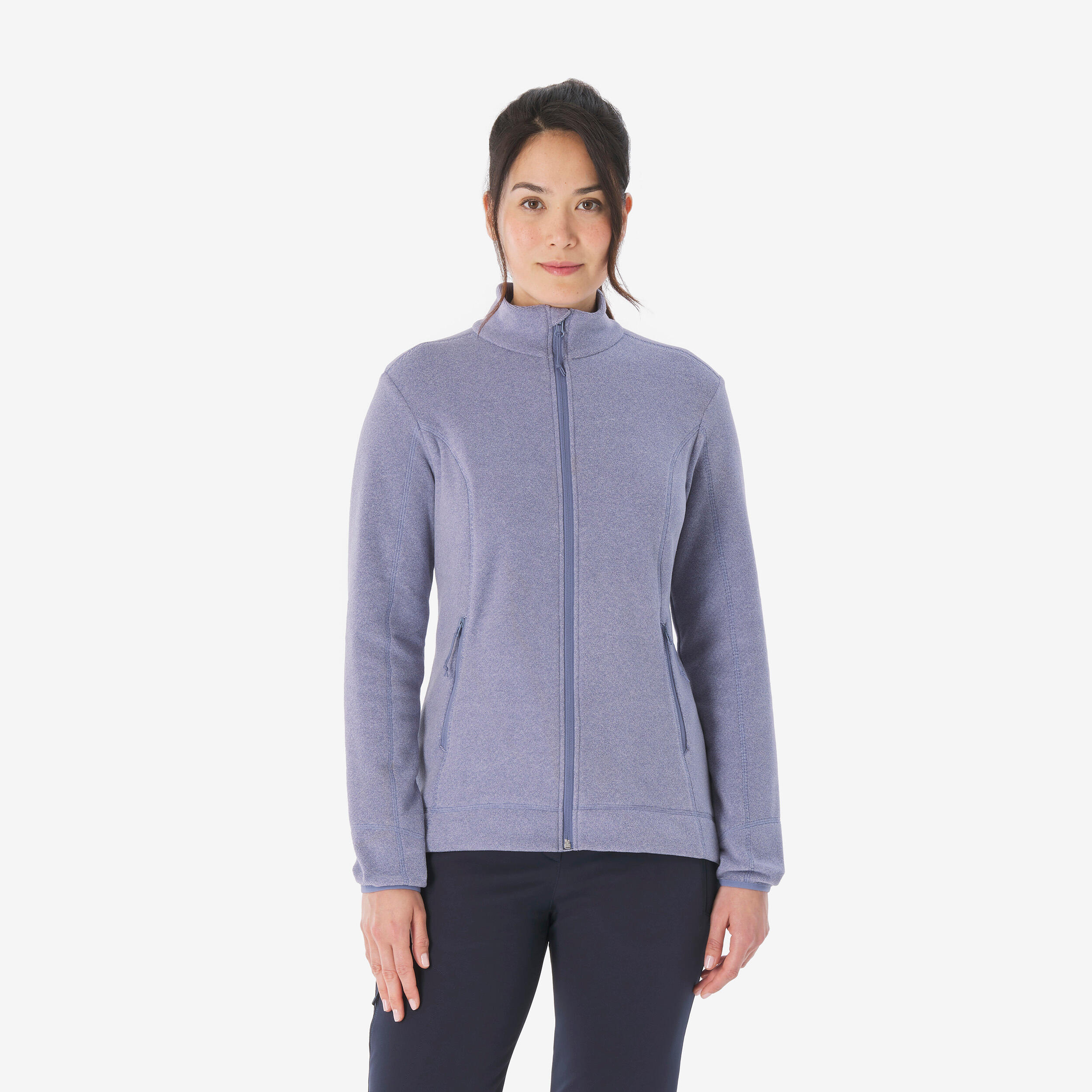 Polar turystyczny damski Quechua MH100 zamek