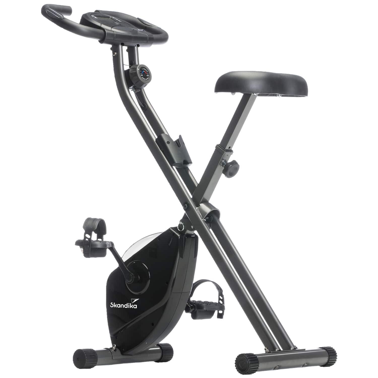 Rower stacjonarny, magnetyczny, składany Foldaway X-1000 z wyświetlaczem LCD