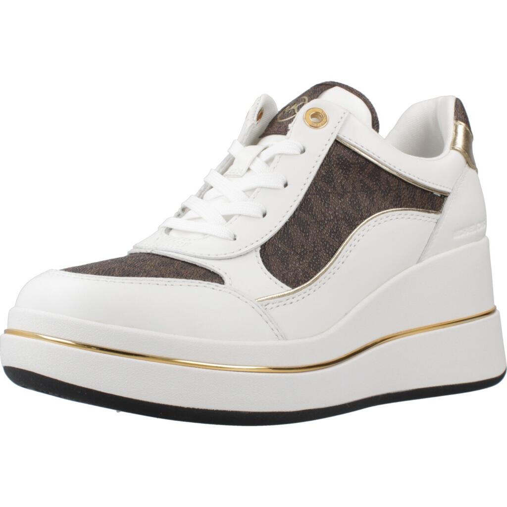 Buty MICHAEL KORS HAYES WEDGE TRAINER Biały