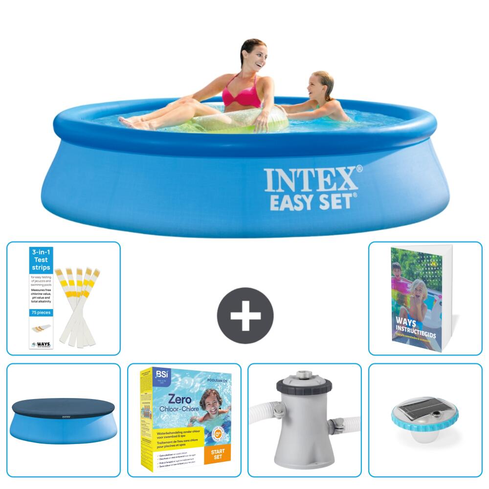INTEX Basen Easy Set Okrągły - 244x61 cm - 7-częściowy S4