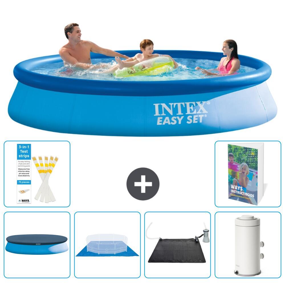 INTEX Basen Easy Set Okrągły - 366x76 cm - 7-częściowy S92