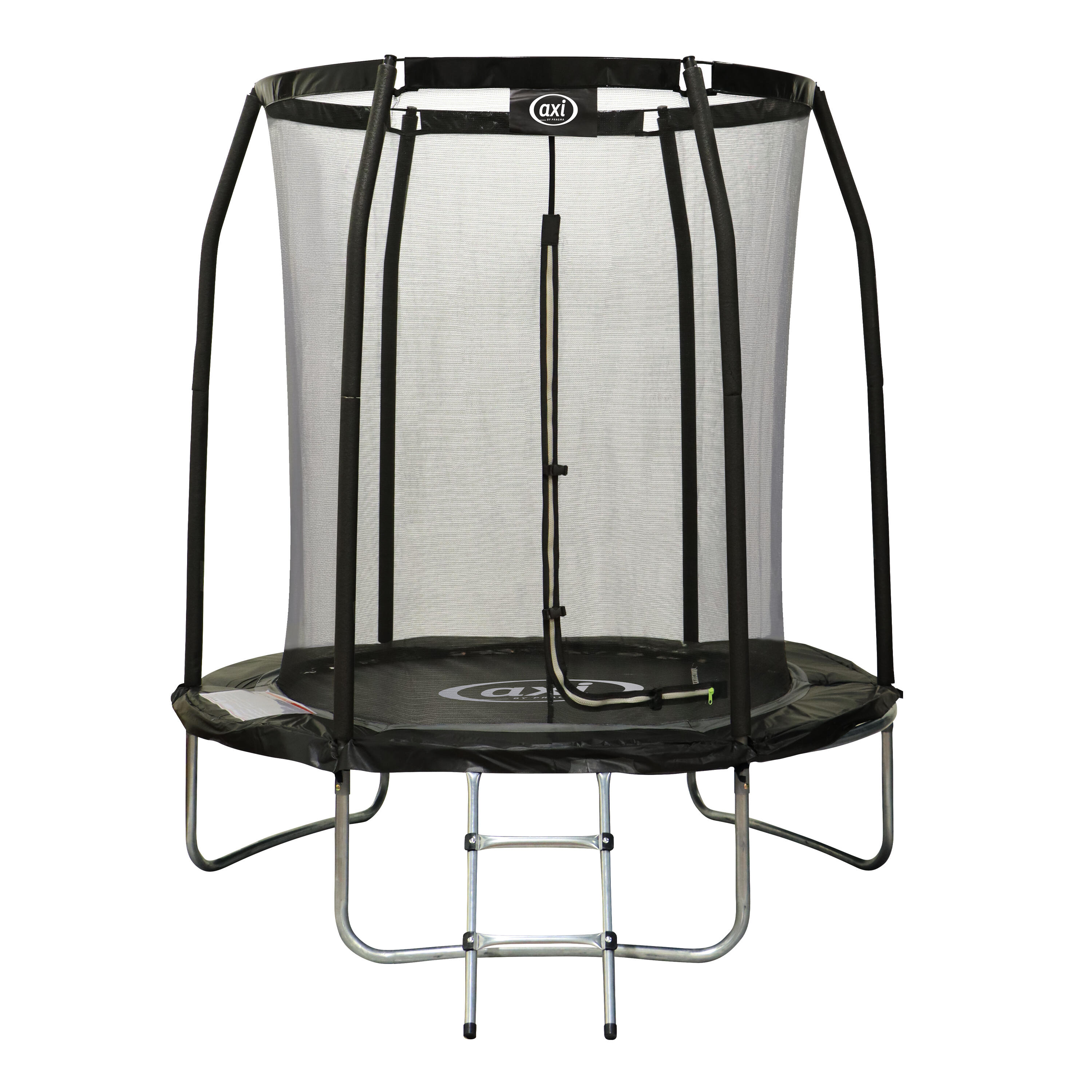 Trampolina Ø 180 cm - naziemna – AXI Houston – drabinka, siatka