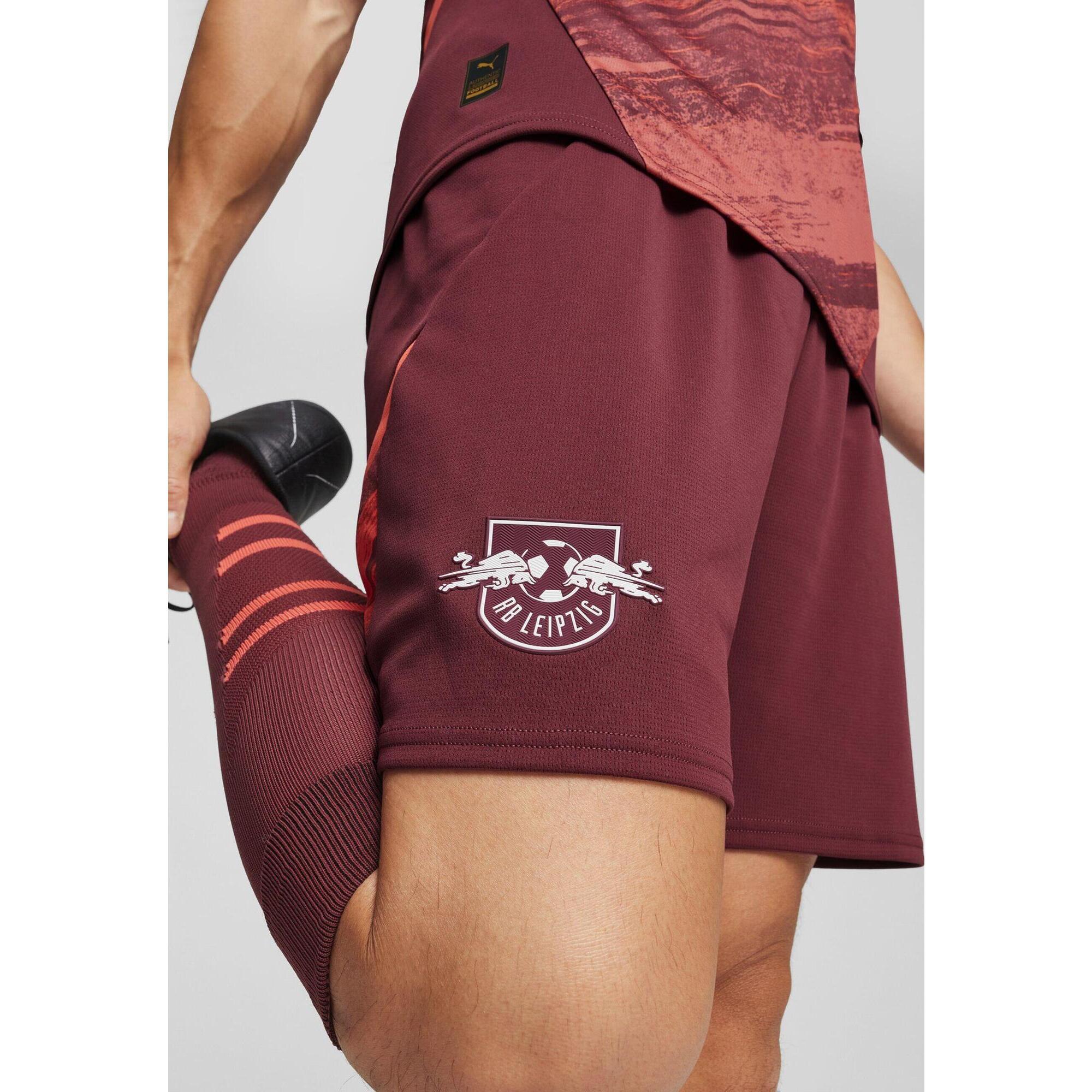 Męskie szorty RB Leipzig PUMA Dark Jasper Active Red