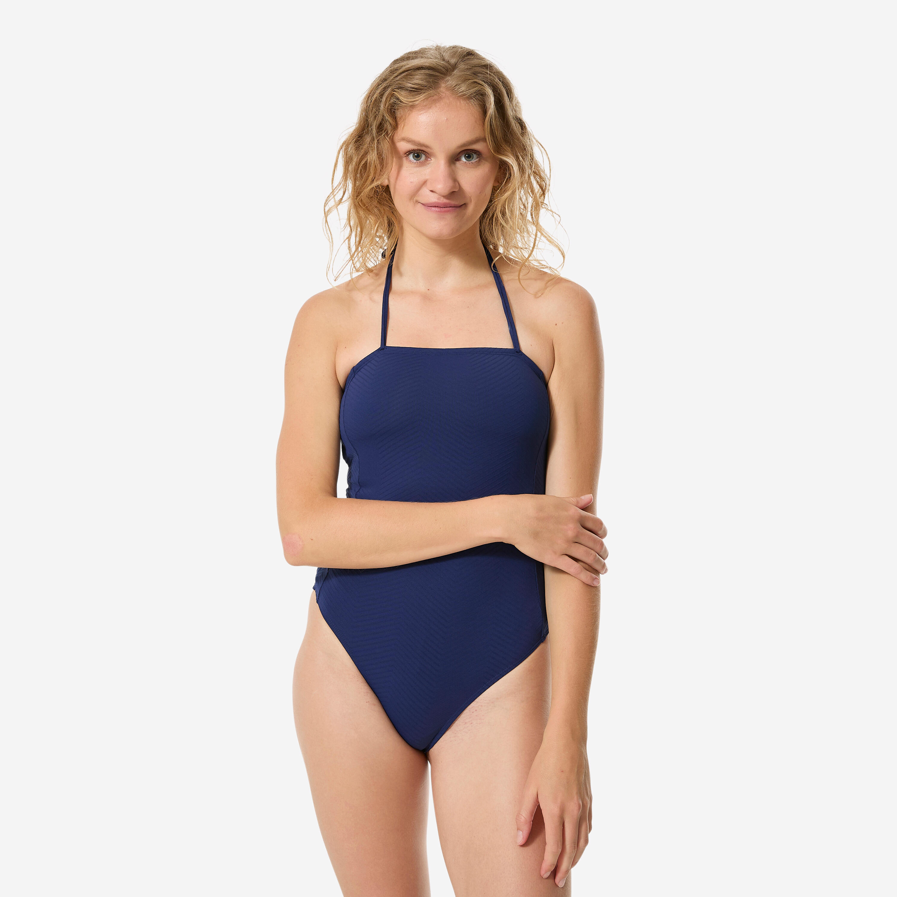 Kostium kąpielowy jednoczęściowy surfingowy damski Decathlon Manon Venice