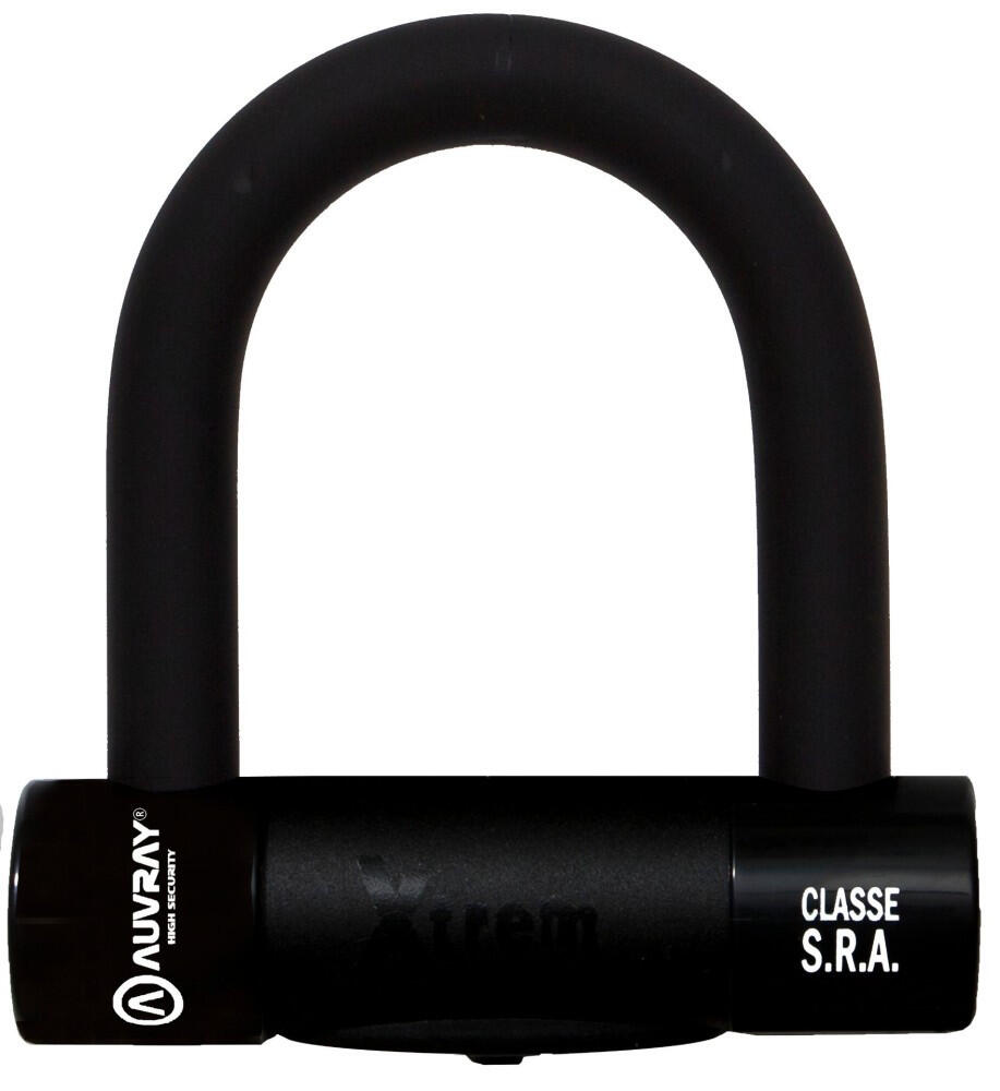 AUVRAY zapięcie U-LOCK XTREM MEDIUM BLACK EDITION - bolec 18mm, 155mm x 163mm