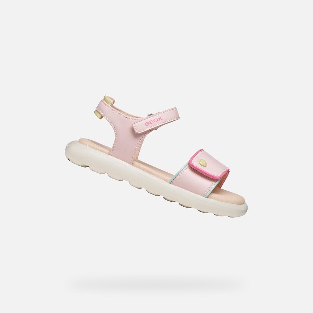 Sandały GEOX J SANDAL PUFFYPOP Rose