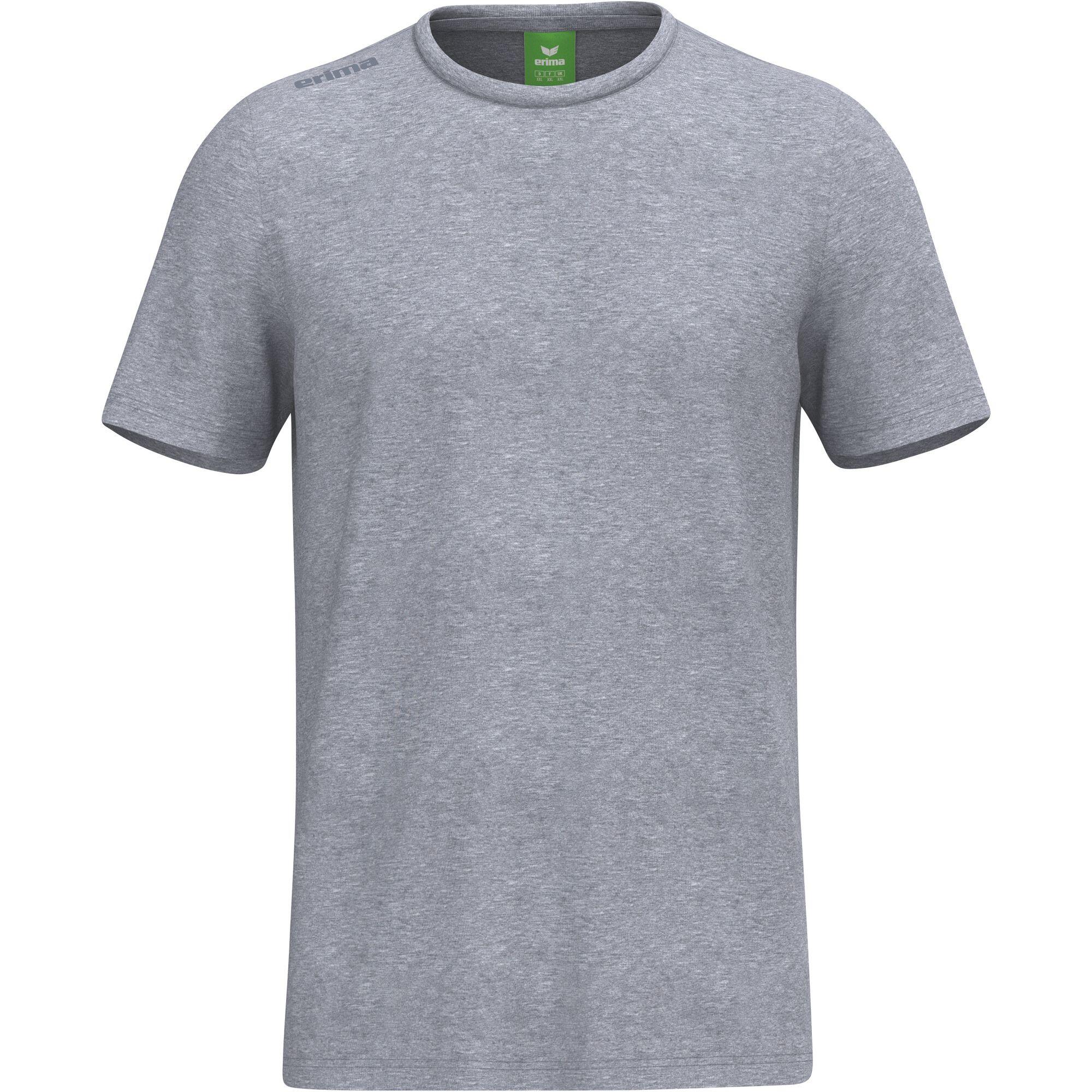 Erima T-shirt Grey Marl - 100% bawełna, krótki rękaw