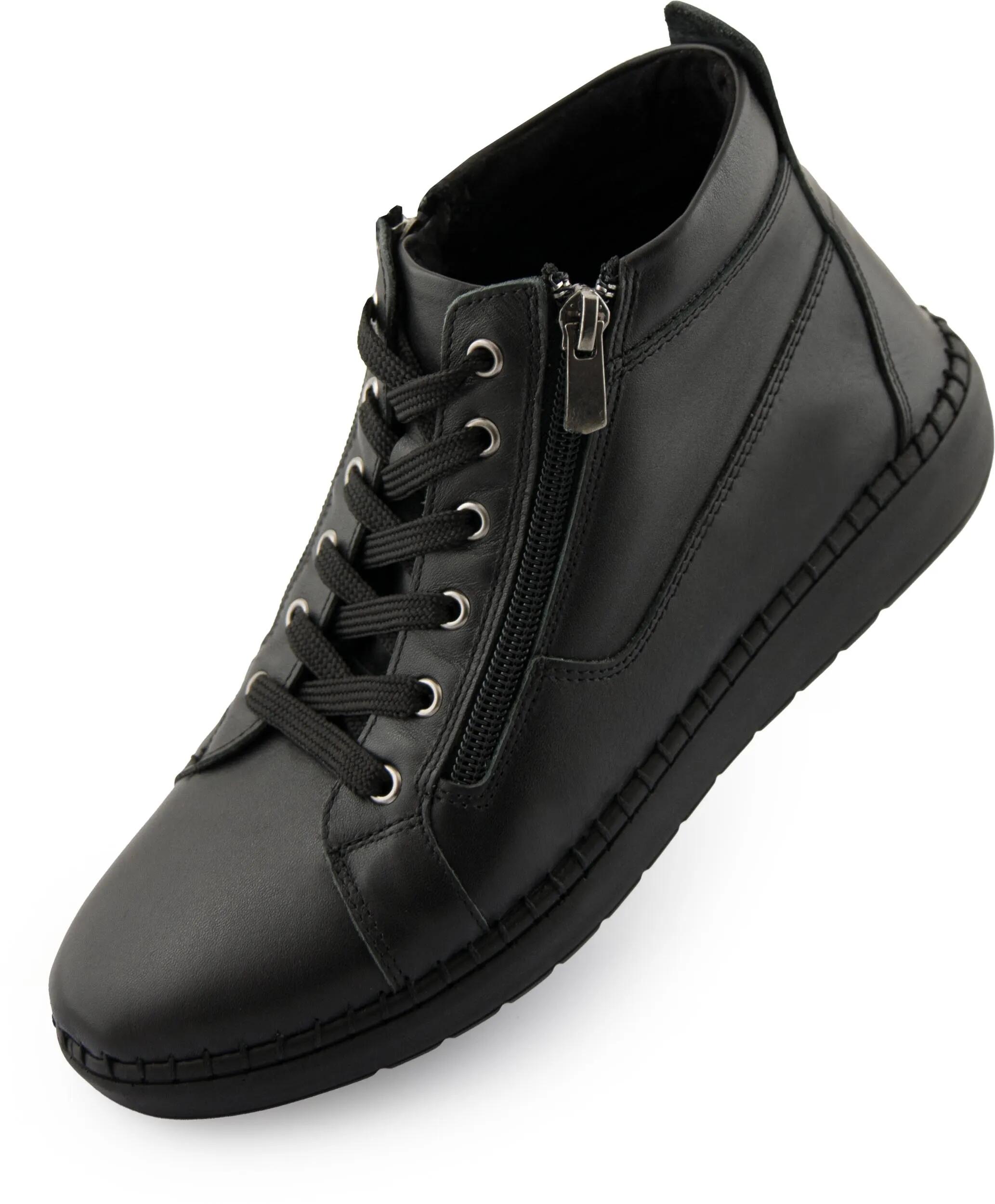 Buty Damskie Skórzane Nell 7026 Czarne