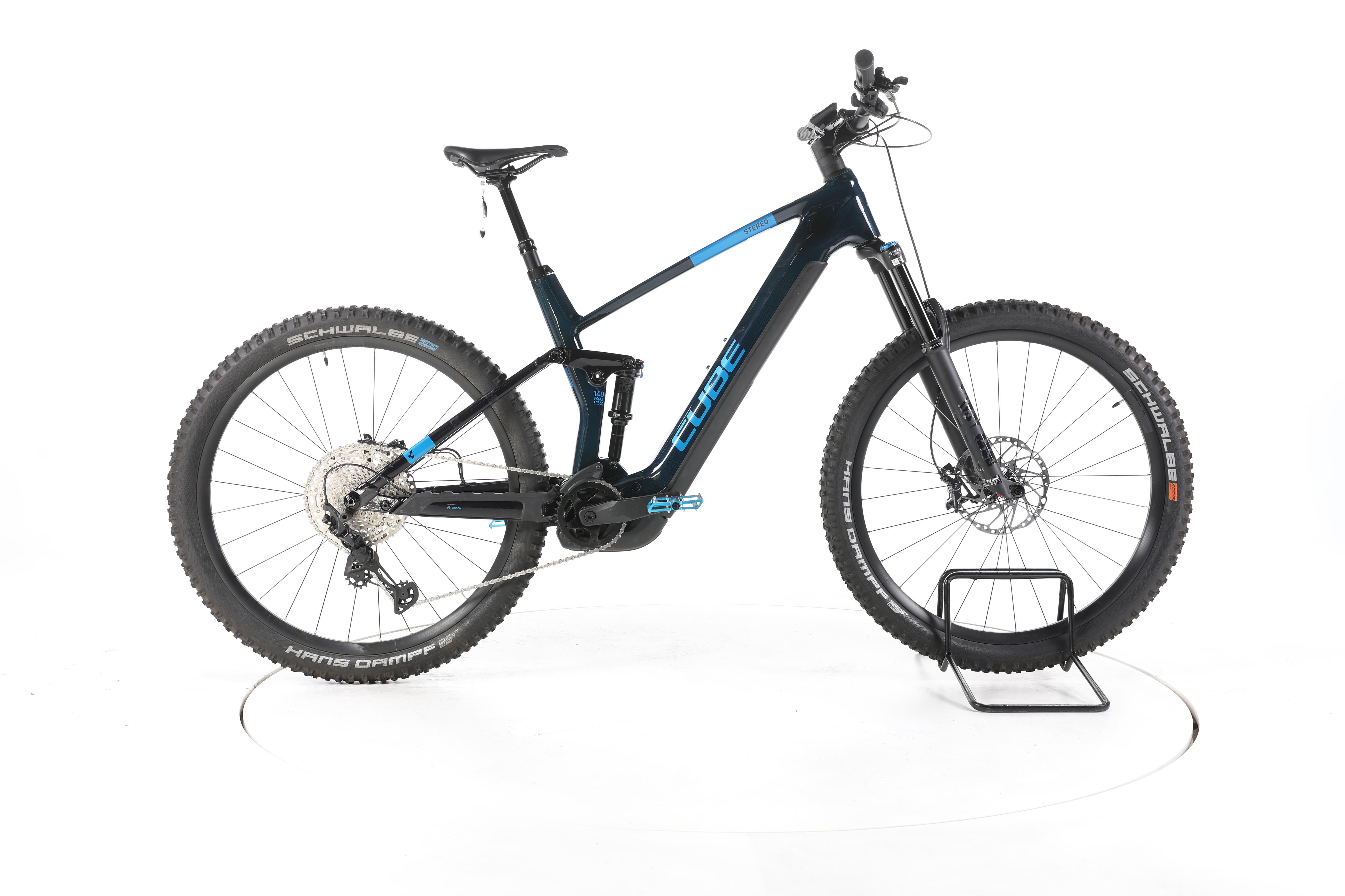 Second Life - Cube Stereo Hybrid 140 HPC SLX E-Bike Carbon - Bardzo dobry stan