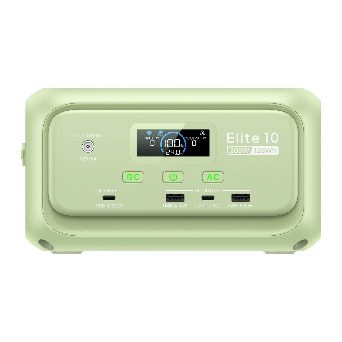 Przenośna stacja zasilania Elite 10 MINI 128Wh do Wędrówki, weekendy i kemping