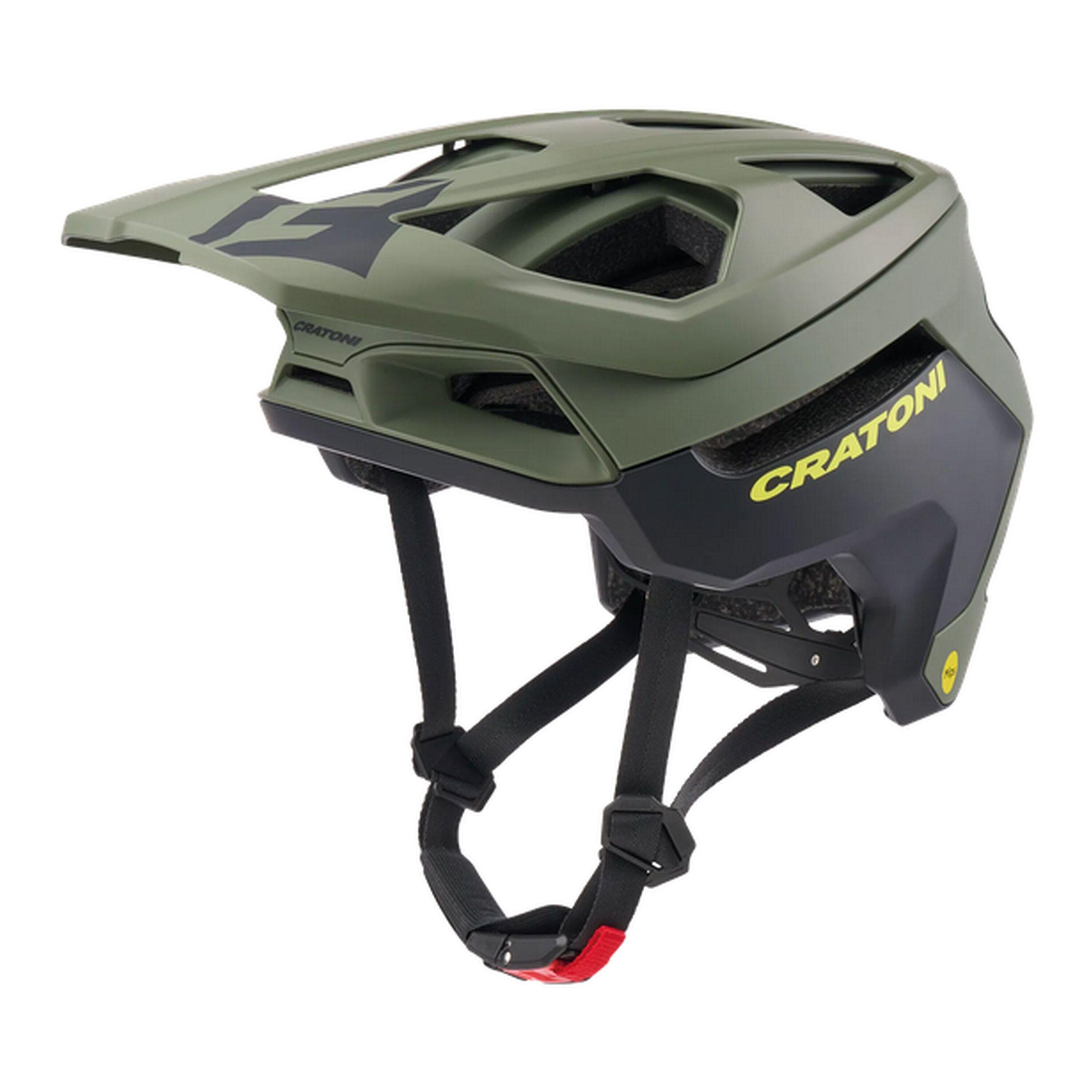 MTB Fahrradhelm Madflex MIPS Recco, oliwkowy matowy