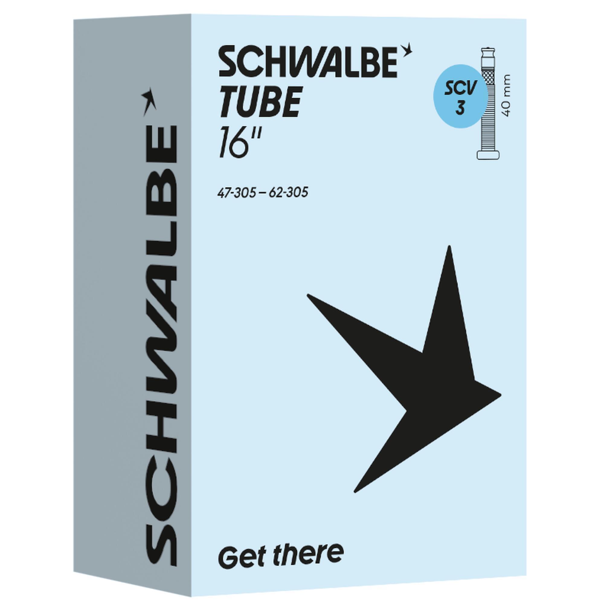 Dętka Schwalbe 16x1 75 (47-305) SCV3 zawór klik 40 mm