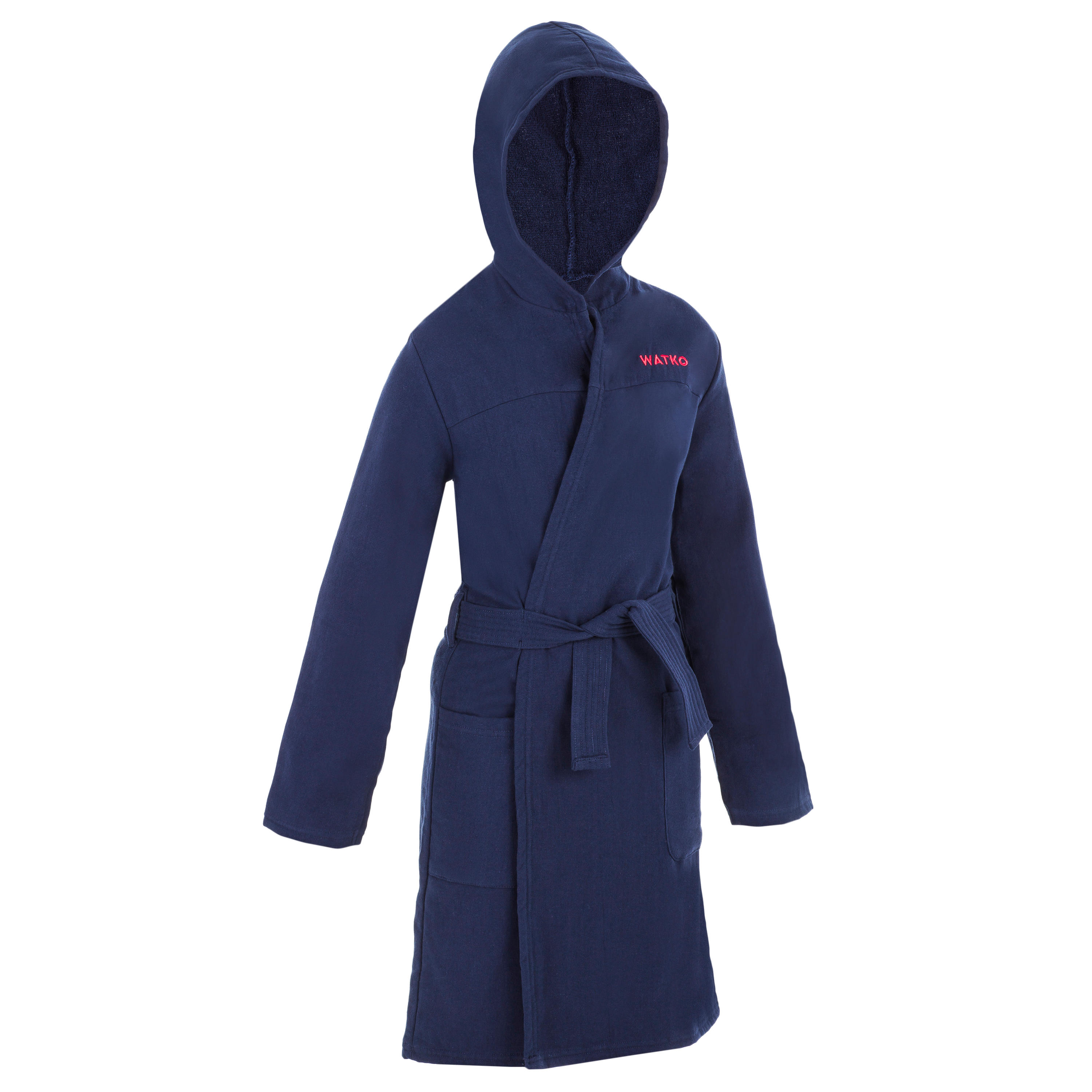 Szlafrok na basen dla dzieci Decathlon Compact z bawełny
