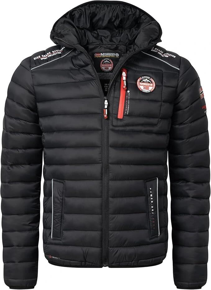 Kurtka męska Geographical Norway BRICK BLACK GTX MEN 068 BLACK (WY6357H/GN-NOIR)