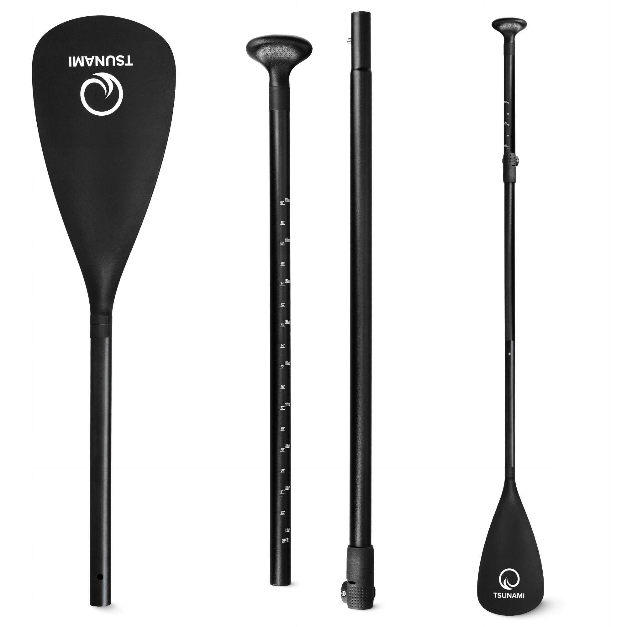 Wiosło SUP do pływania TSUNAMI składane  regulowane 160-215 cm