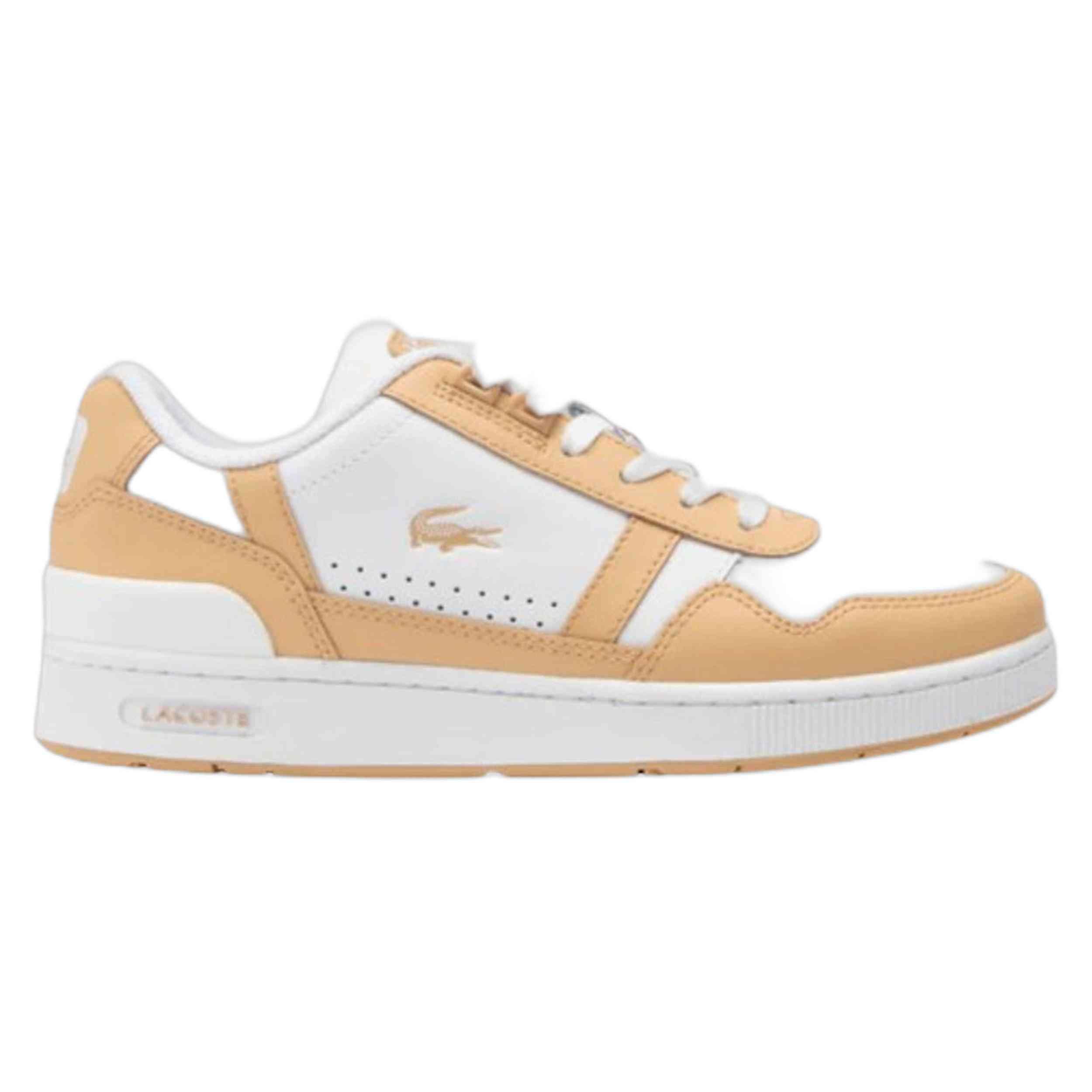 Buty Kobieta Lacoste T Clip beżowy