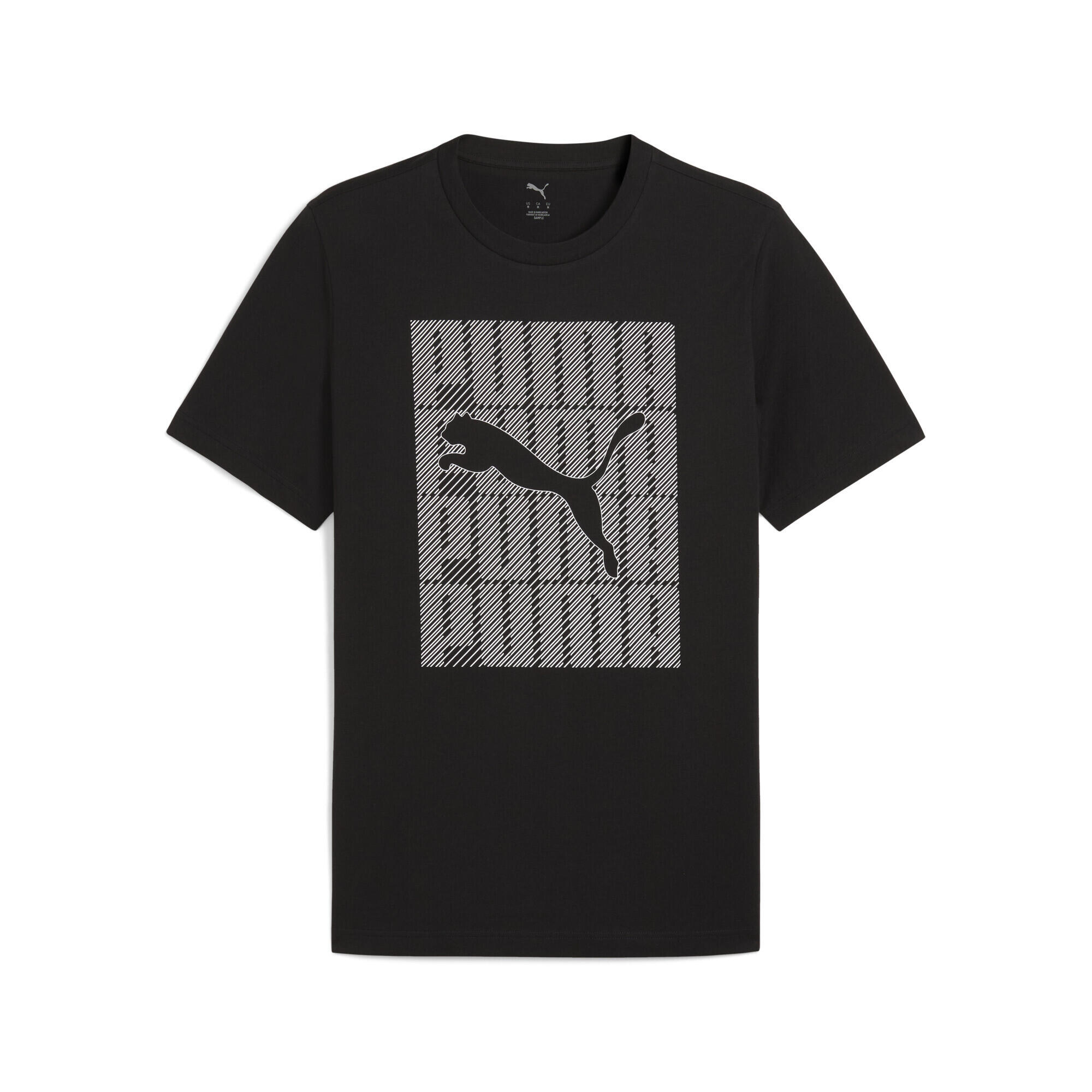 Męska koszulka Graphics PUMA Wording PUMA Black