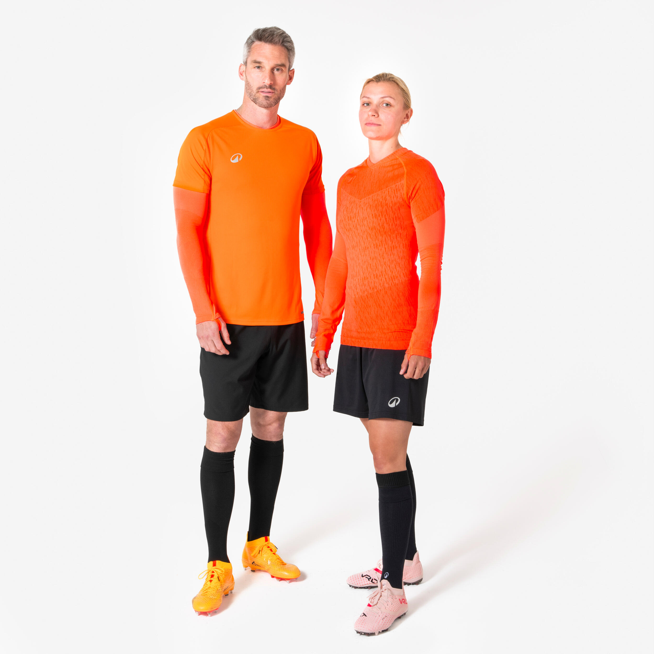 Koszulka termoaktywna z długim rękawem unisex Kipsta Keepdry bez szwów
