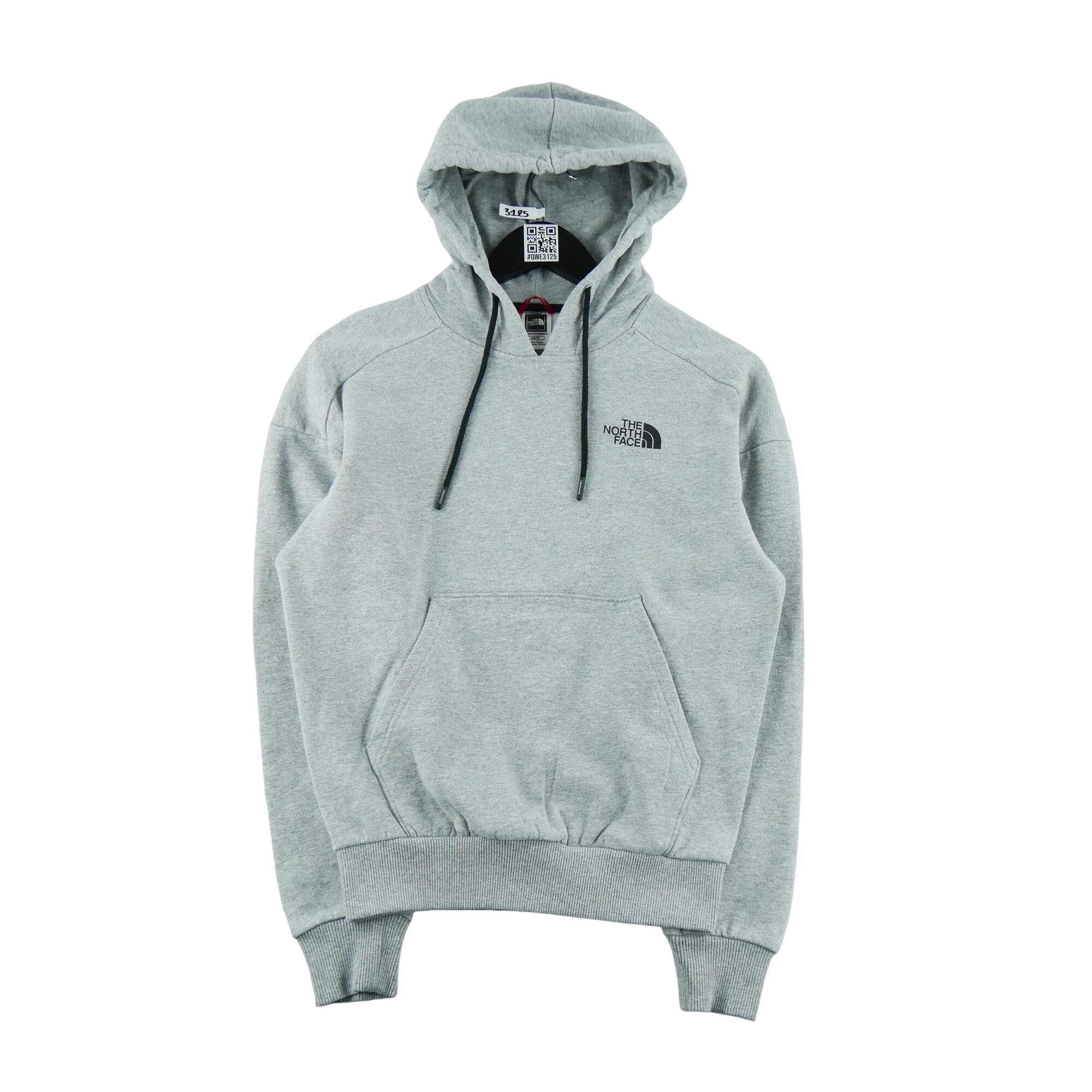 Second life - The North Face bluza damska z kapturem szara - Jak nowy