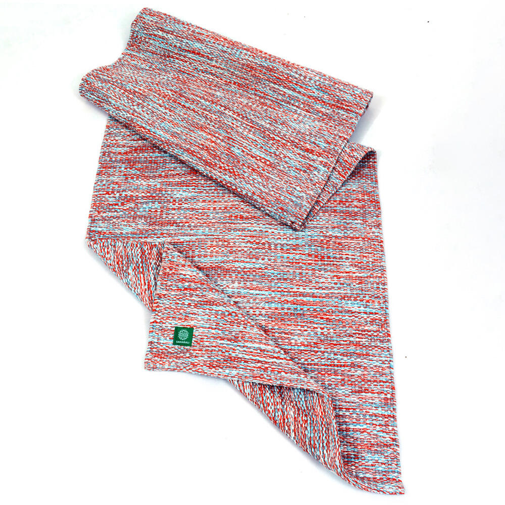 Tkana mata do jogi z bawełny organicznej – 193 x 66 x 0.5 cm cm