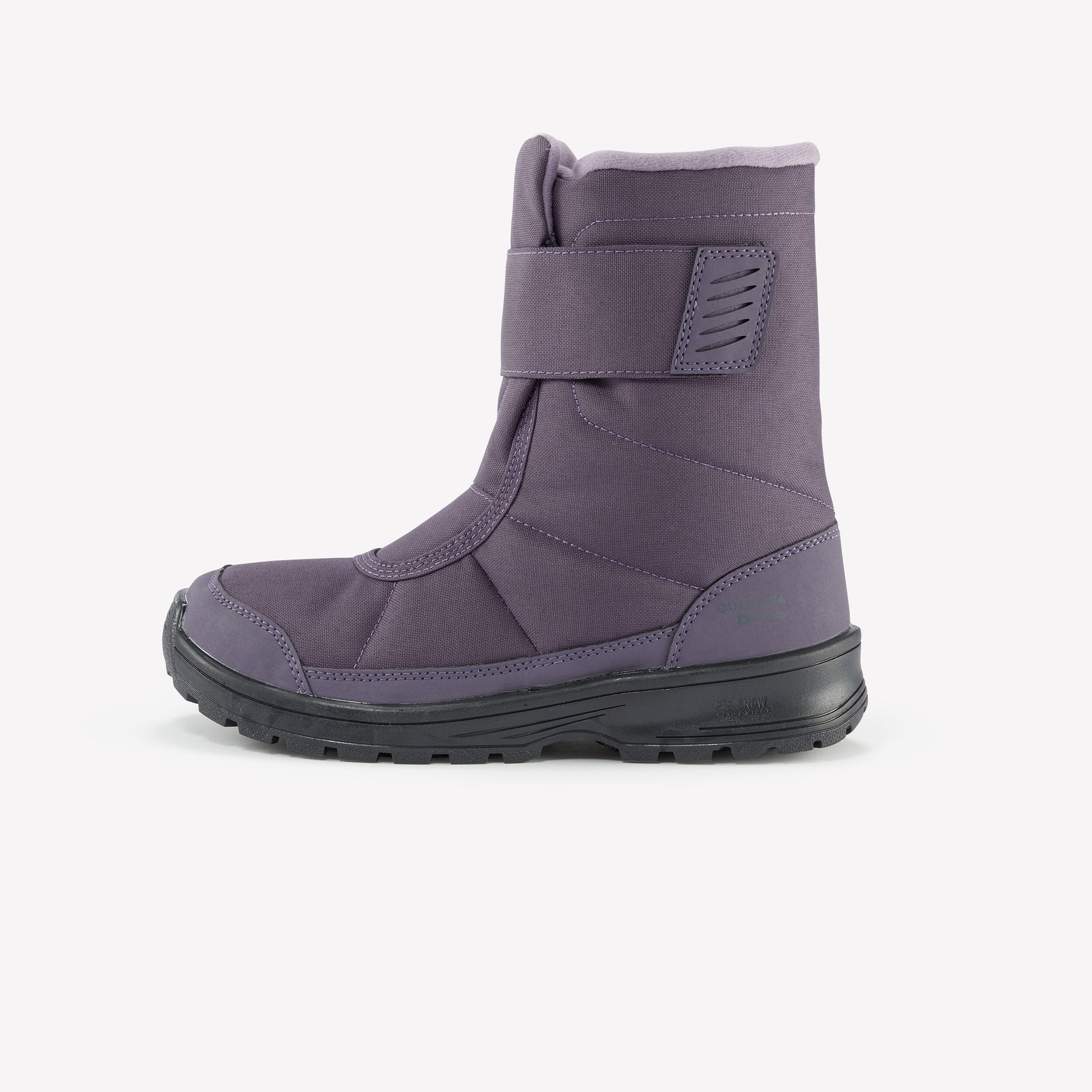 Buty turystyczne dla dzieci Quechua SH100 Warm zapinane na rzep wodoodporne