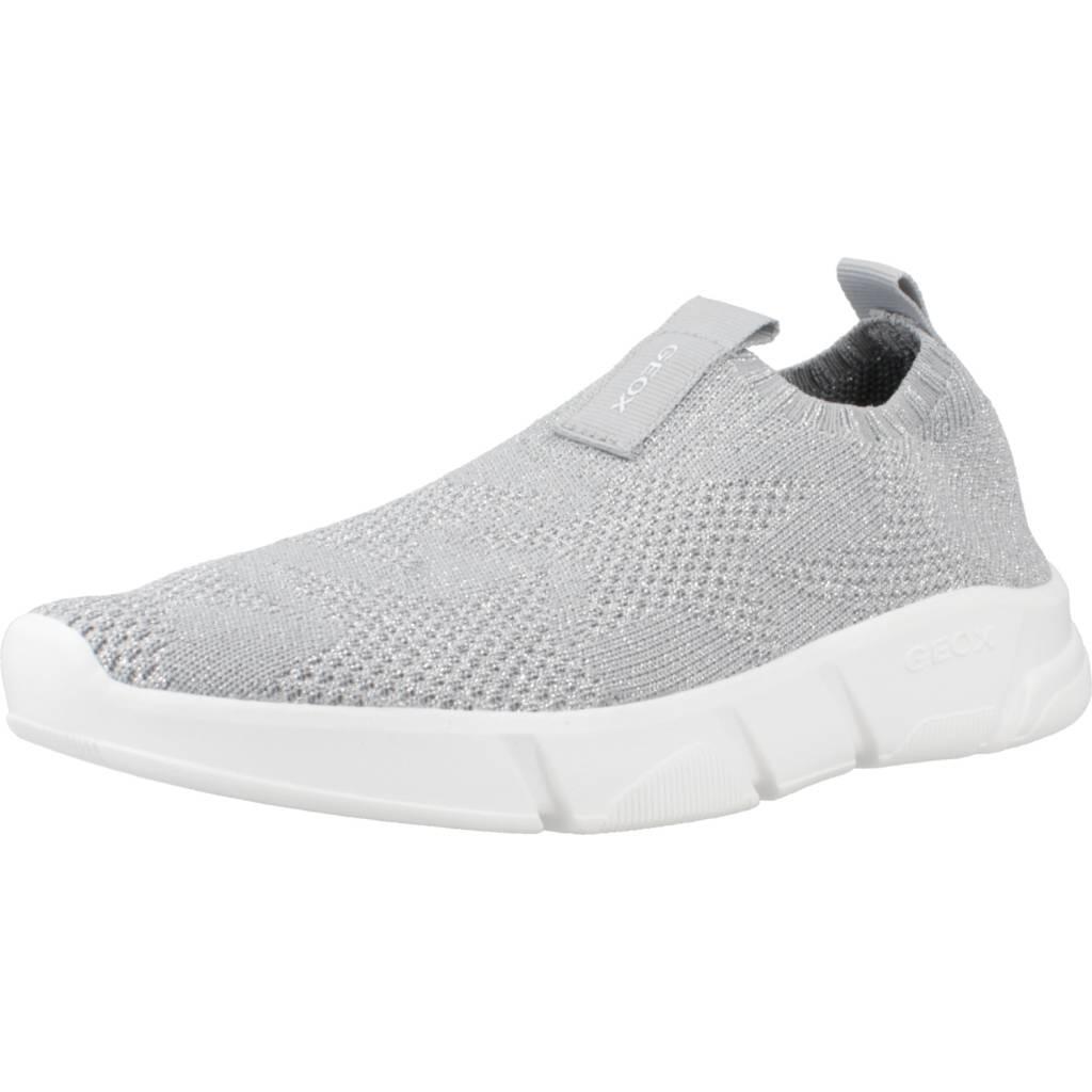 Buty GEOX J ARIL GIRL Srebrny