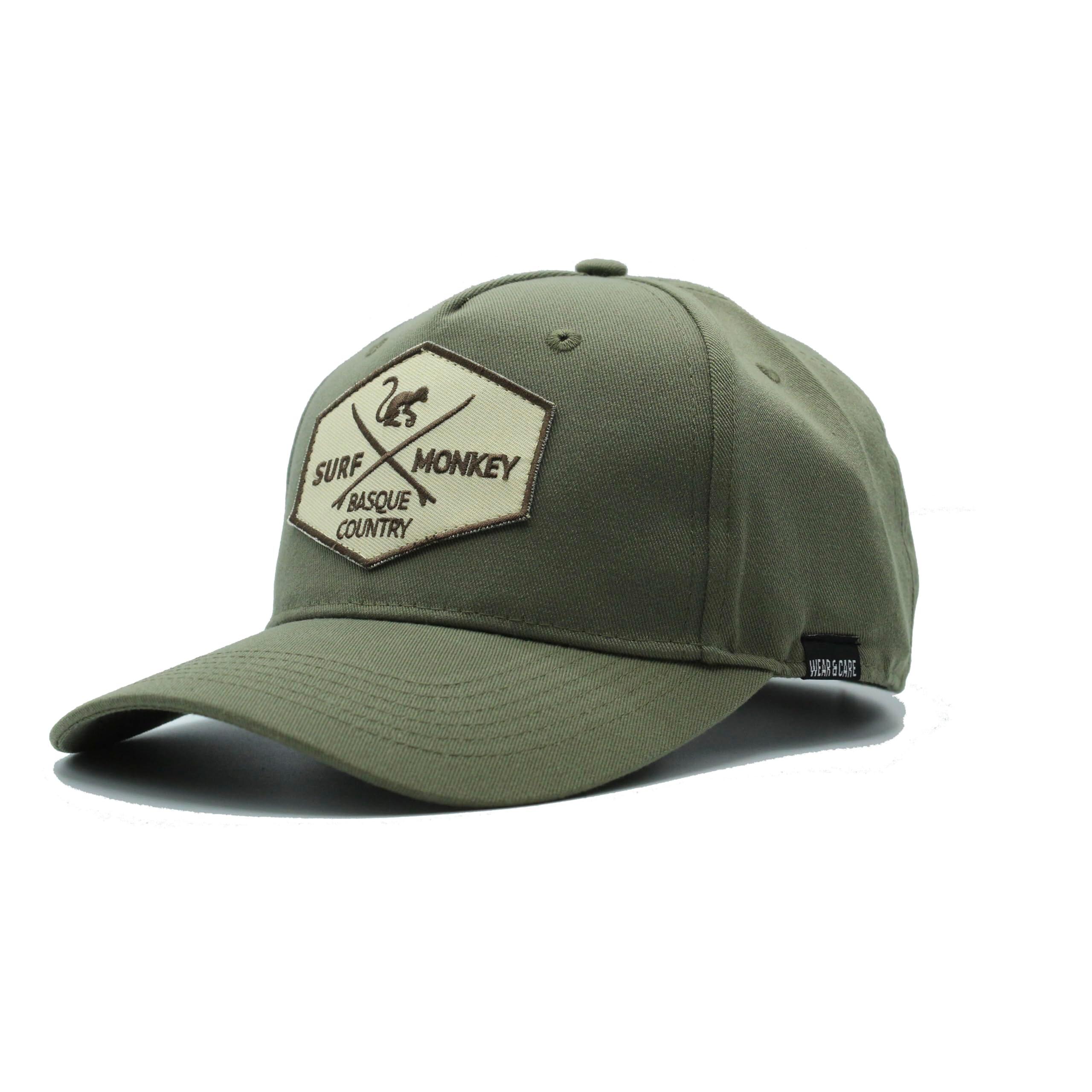 Czapka trucker –5 paneli –poliester z recyklingu /dla dorosłych (oliwkowa)