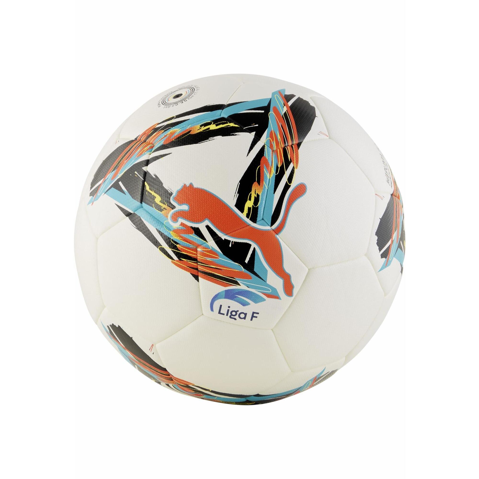 Hybrydowa piłka nożna Orbita Liga F PUMA White Multicolor