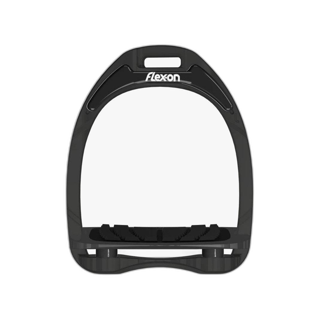 Aluminiowe strzemiona Płaskie Szare Czarne/Czarne Flex-On