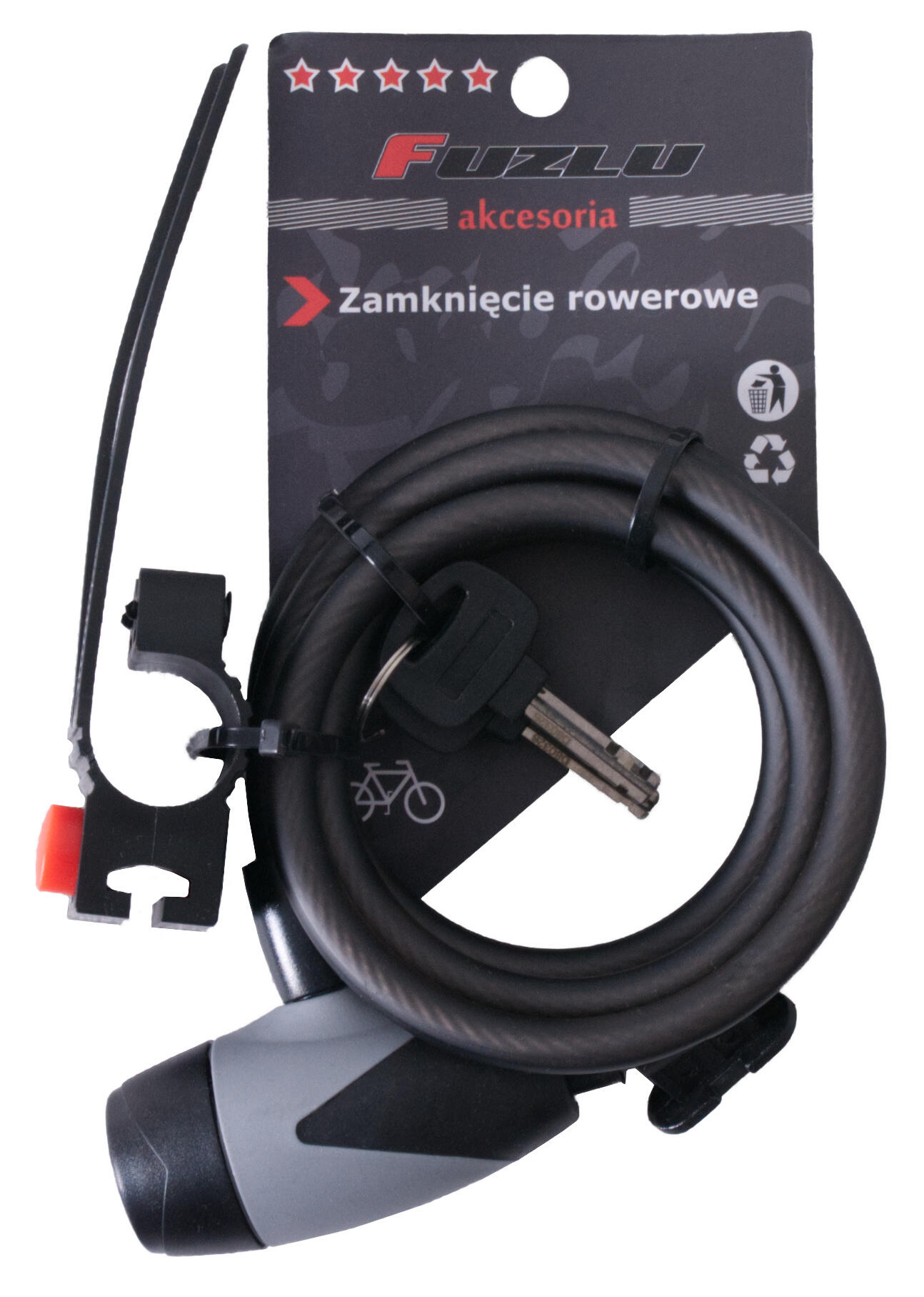 Zamkniecie rowerowe 10x1500mm TY545