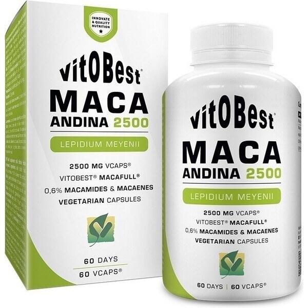 Andean Maca 2500 - 60 kapsułek roślinnych VitoBest