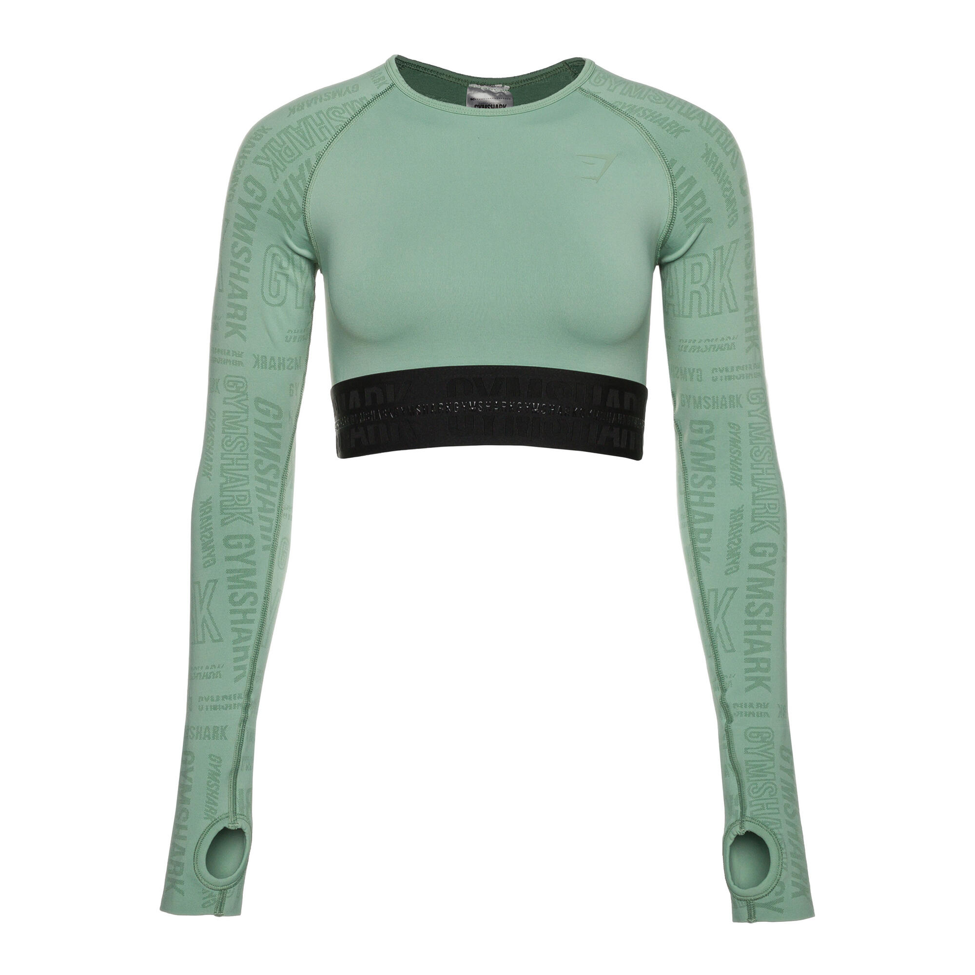 Top treningowy longsleeve damski Gymshark Vision Crop Top