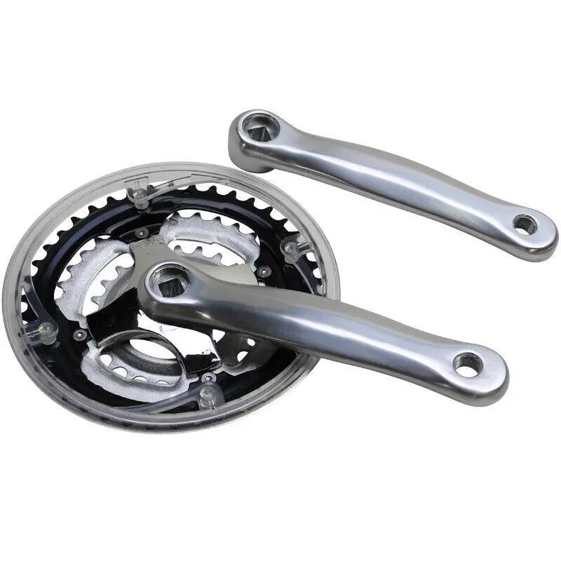 Korba MTB aluminiowa z osłoną P2R 7-8V. 170 mm 42-34-24