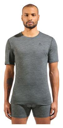 Koszulka męska ODLO Merino 160 BL Top - 100% wełna merino, krótki rękaw