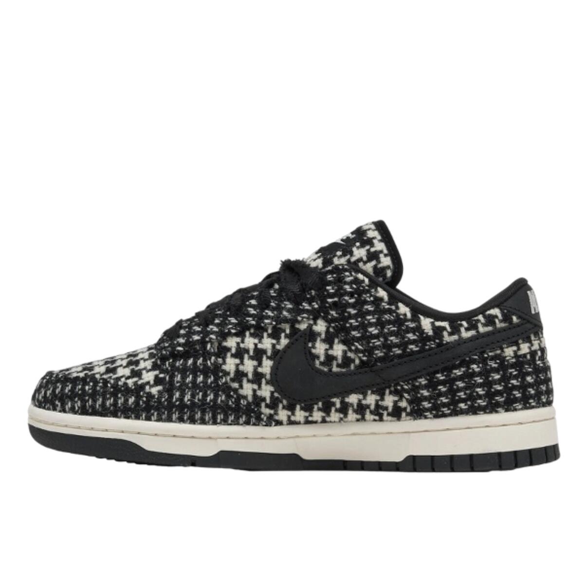 Nike Dunk Low Harris Tweed White Black Multi