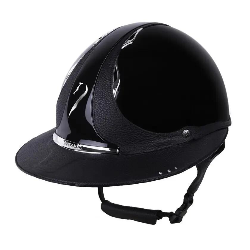 Damski kask jeździecki Antarès Shagreen Premium Eclipse Swarovski