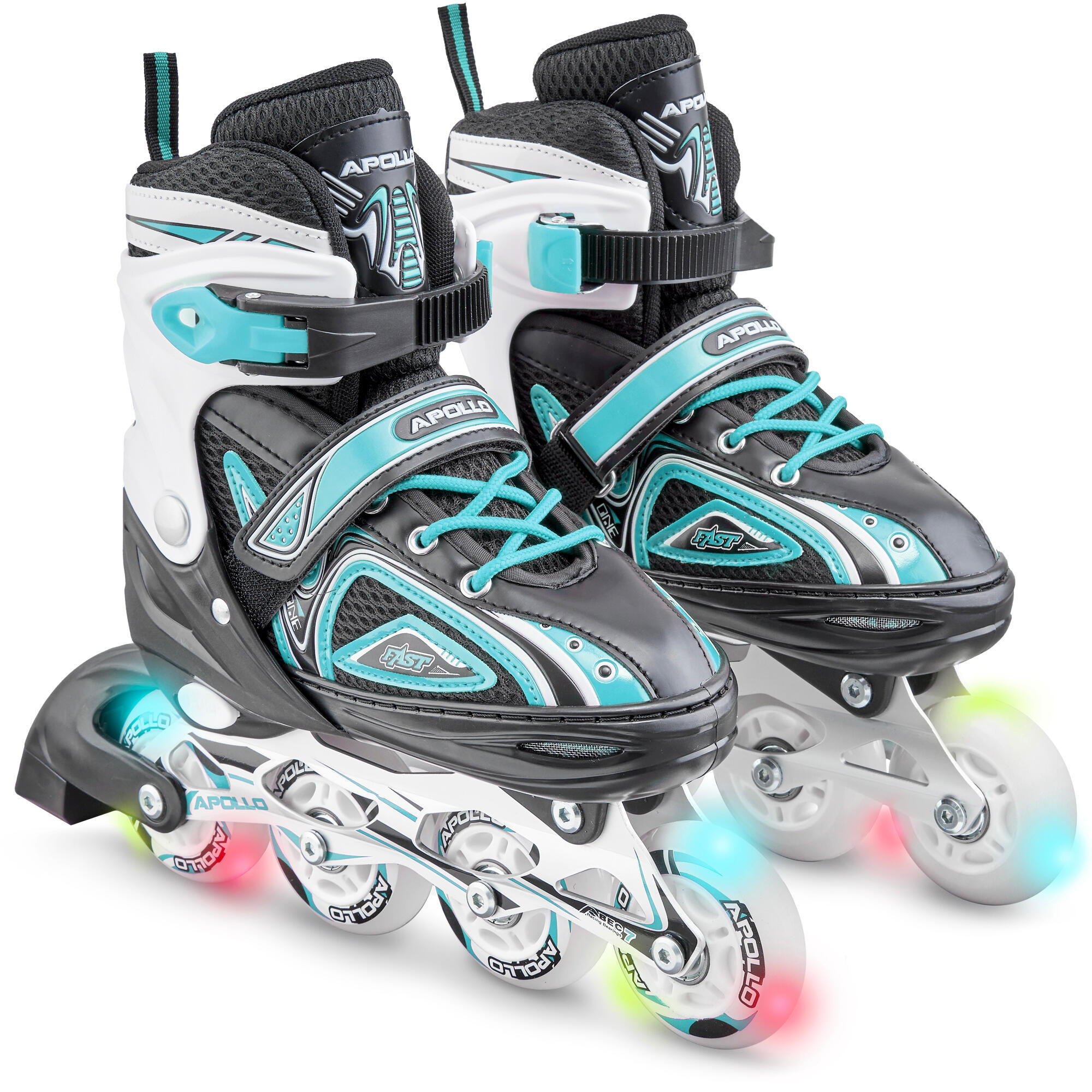 Apollo Super Blade LED ABEC7 Regulowane wrotki dziecięce