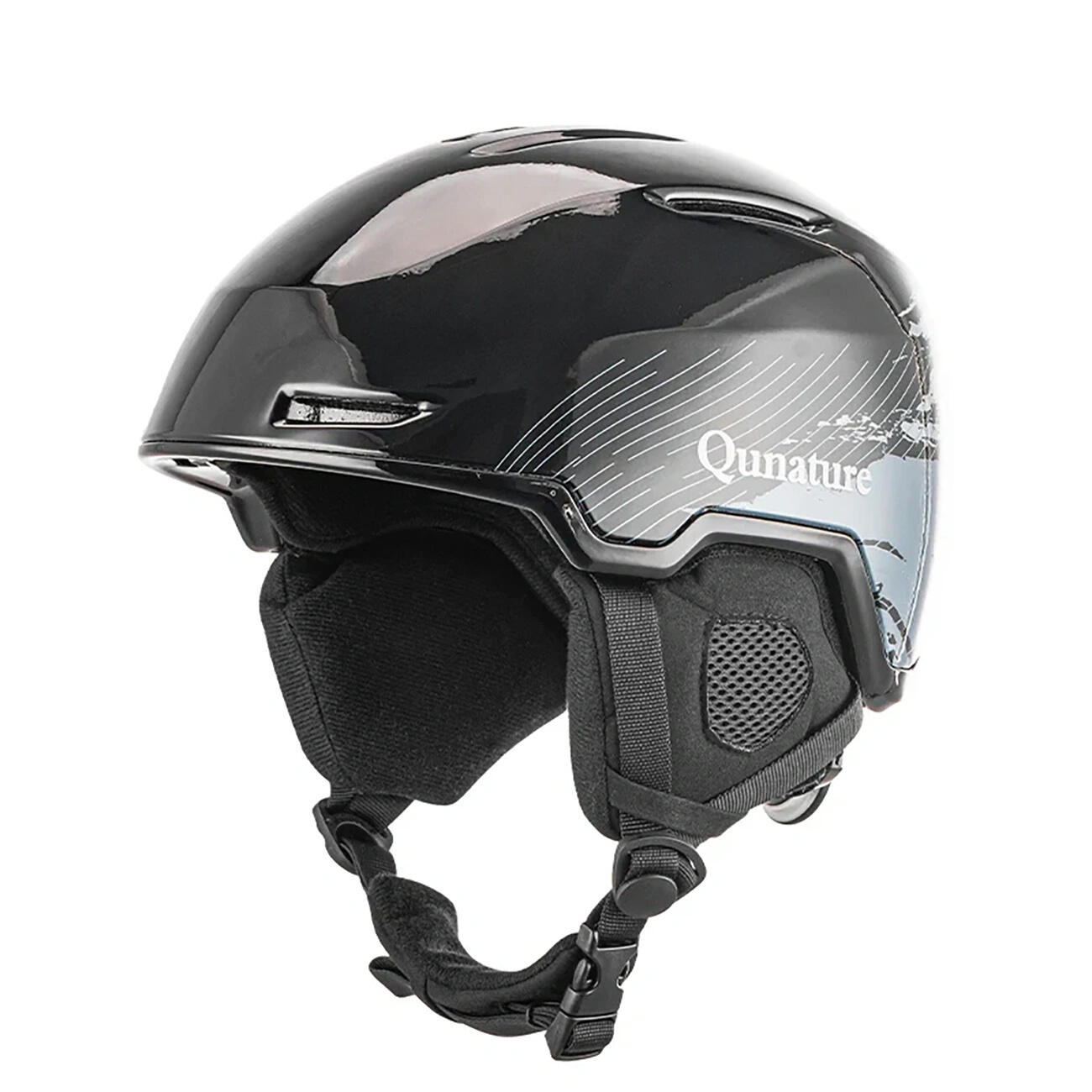 Kask narciarski Qunature z nausznikami snowboard