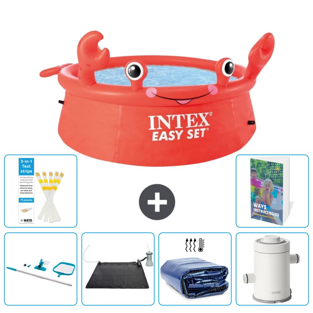 INTEX Basen Easy Set Okrągły - Krab - 183x51 cm - 7-częściowy S61