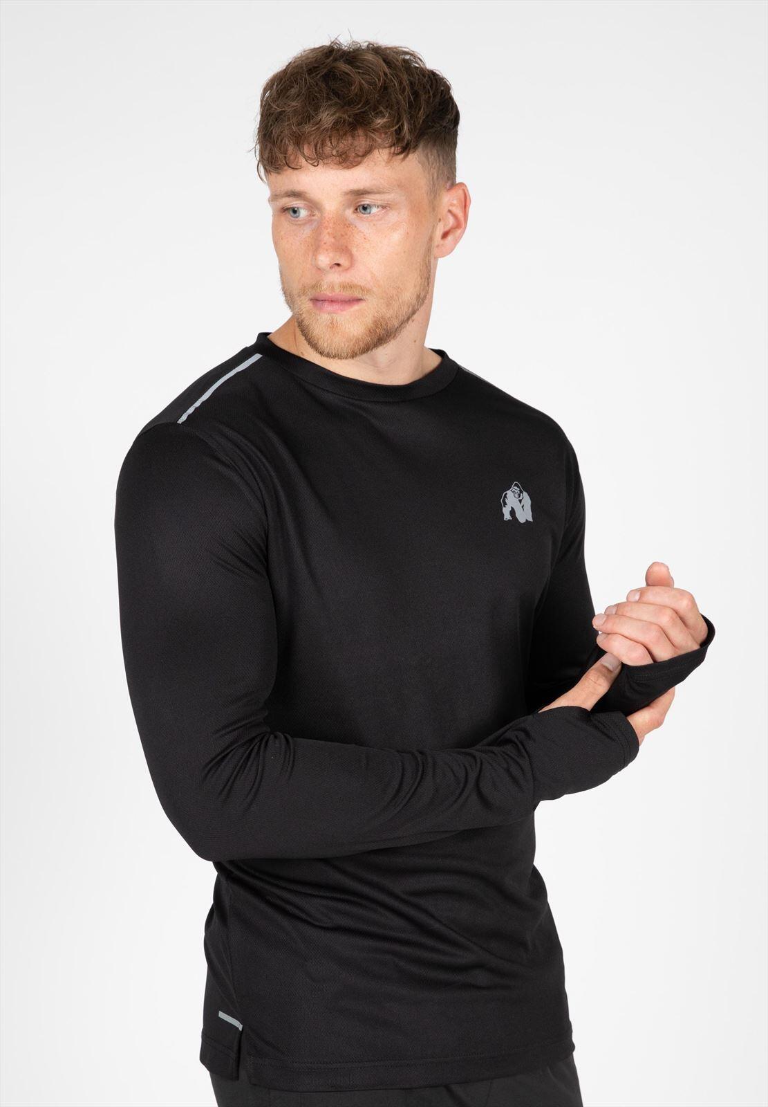 Koszulka fitness męska Gorilla Wear USA Washington z długim rękawem