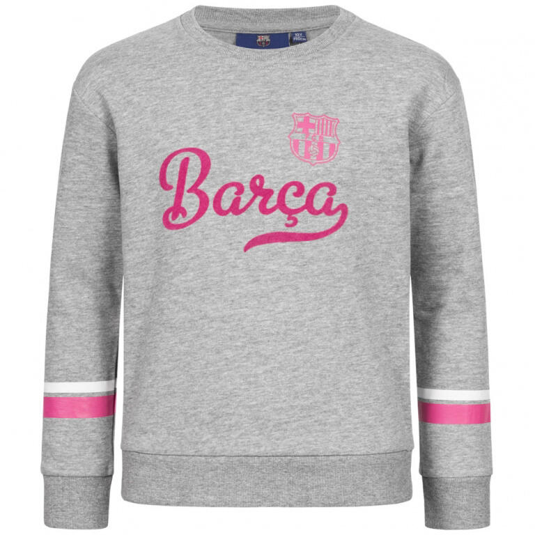 FC Barcelona Dziecięca Bluza Szara 116 - Wygoda i Styl
