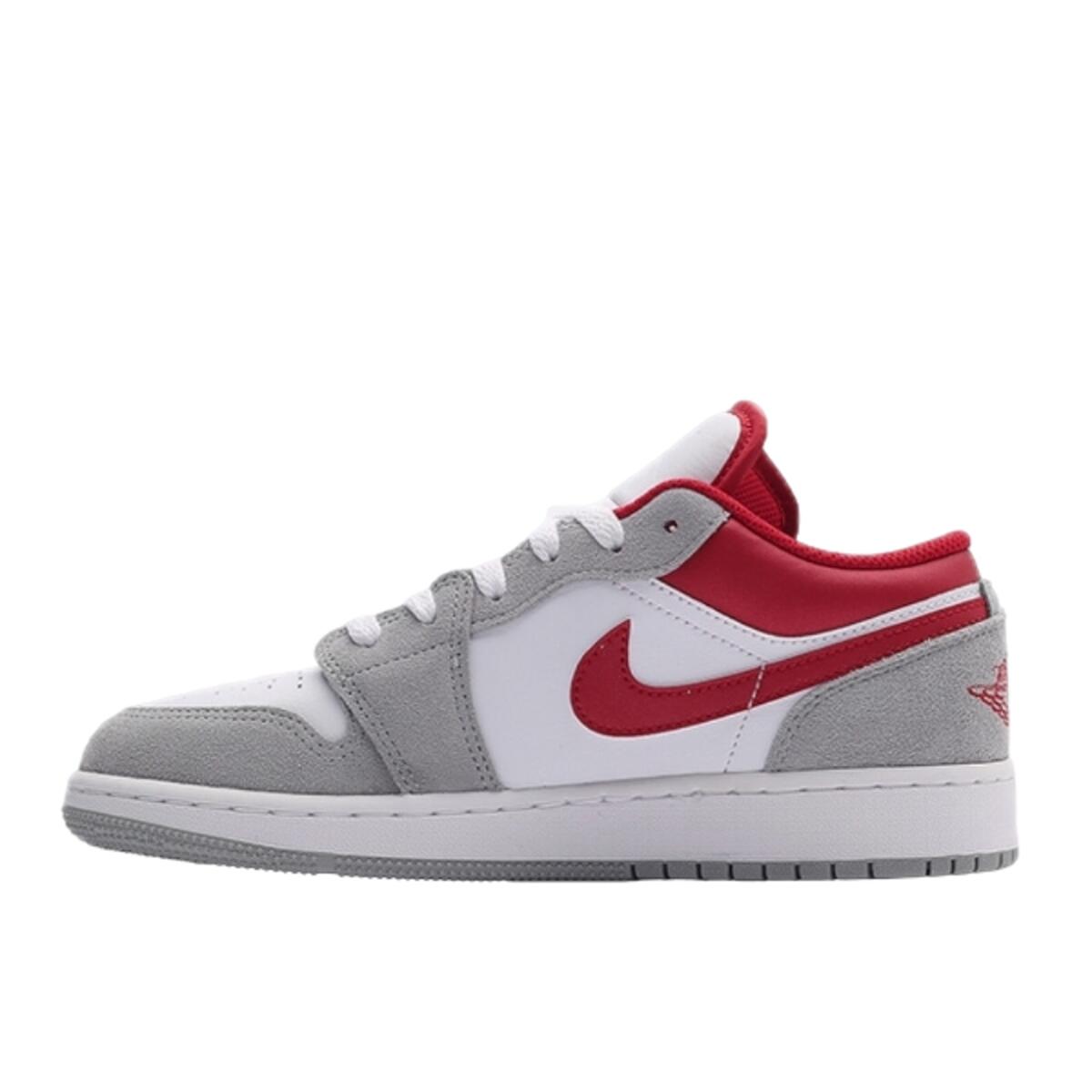 Air Jordan 1 Low SE Light Smoke Grey Gym Red