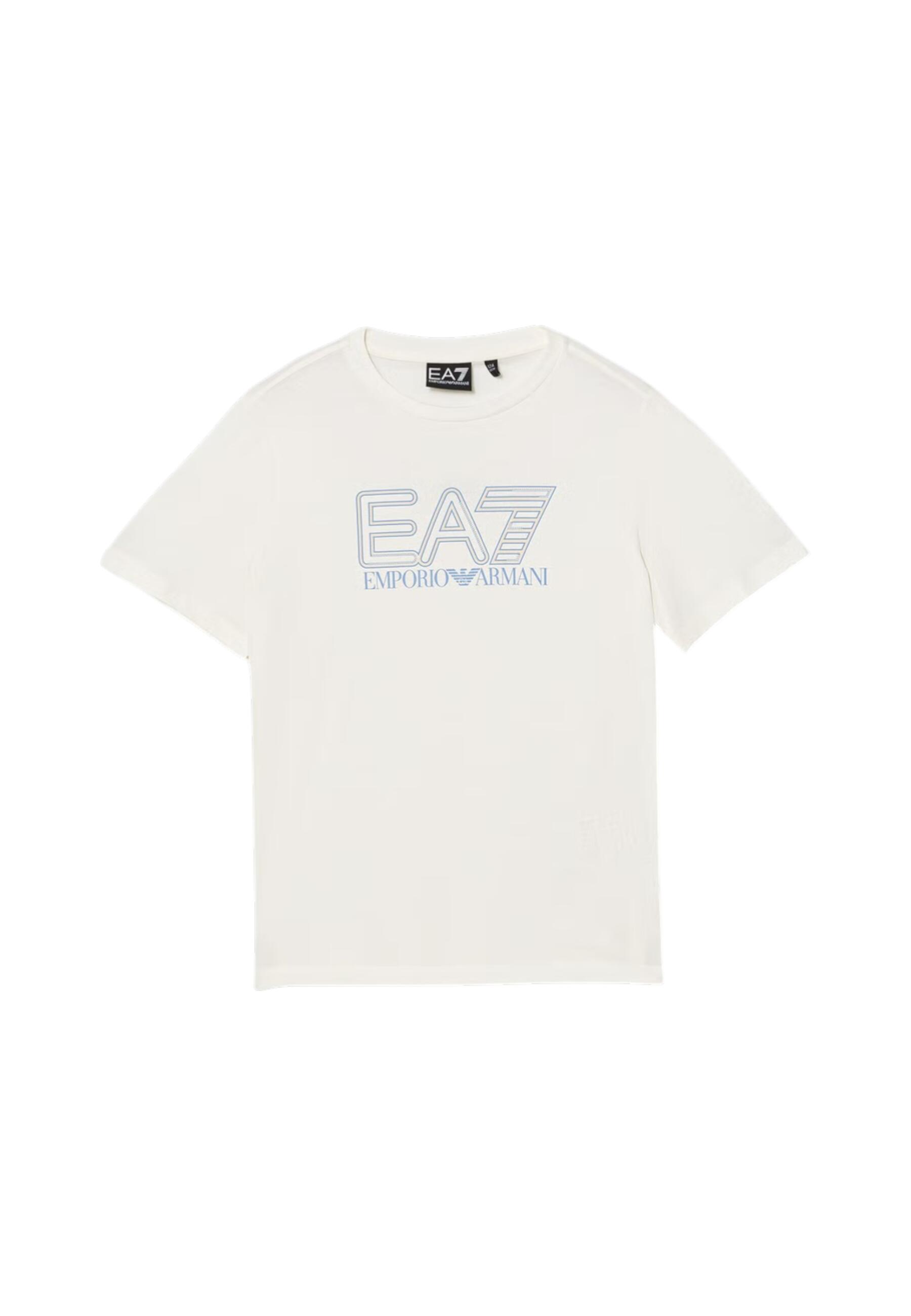 T-shirt chłopięce Emporio Armani biały