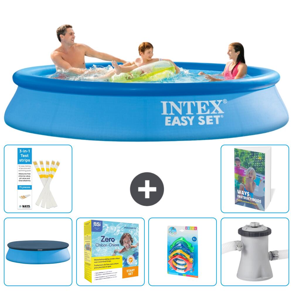 INTEX Basen Easy Set Okrągły - 305x61 cm - 7-częściowy S57