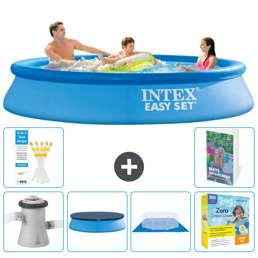 INTEX Basen Easy Set Okrągły - 305x61 cm - 7-częściowy S198