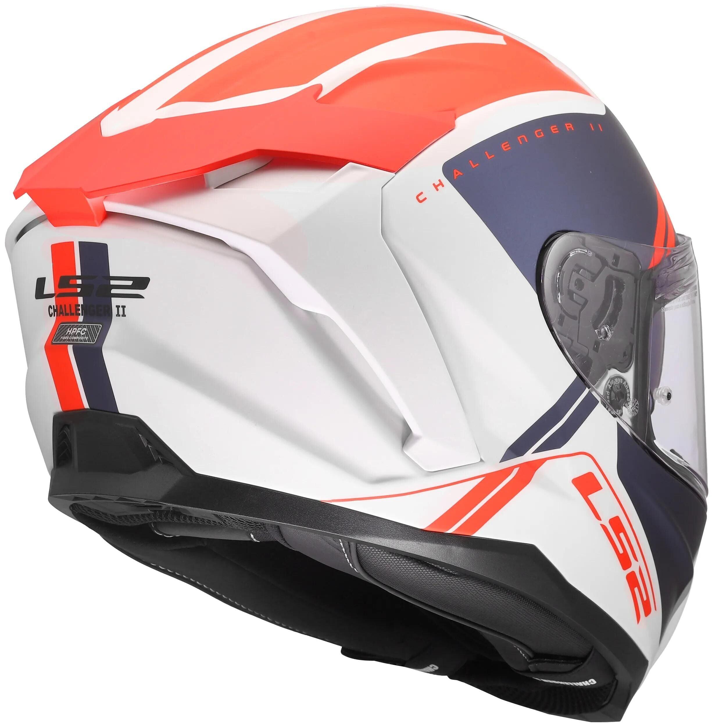 Kask LS2 FF817 Challeng II tytanowo-biały-czarny