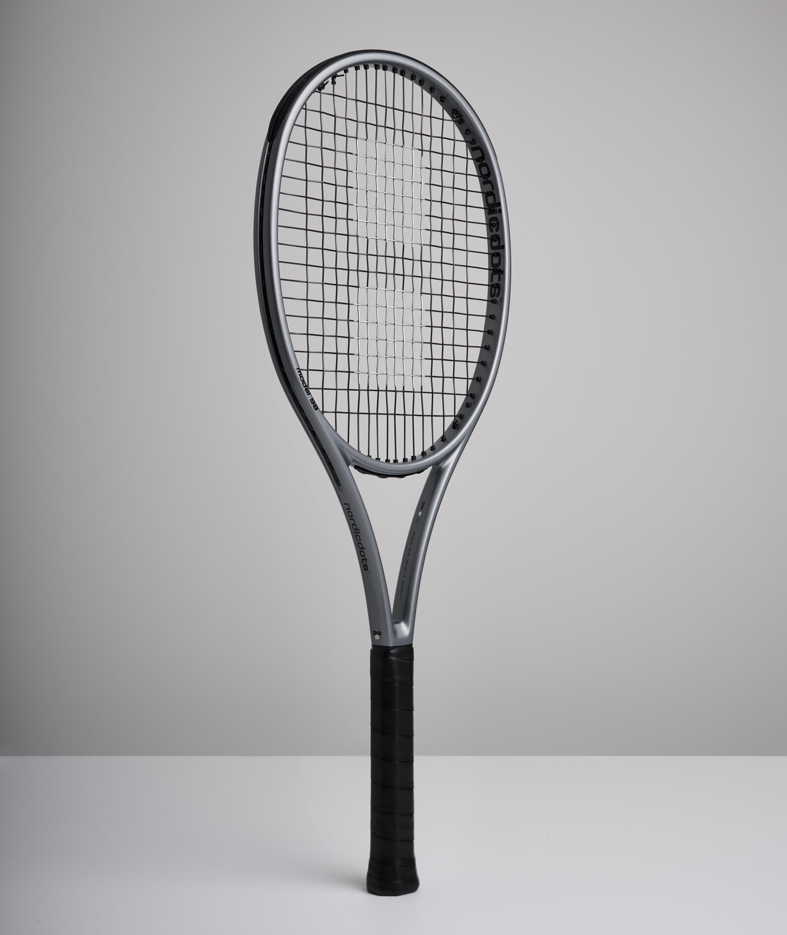 Rakieta tenisowa model 98 Pro - Stalowy połysk