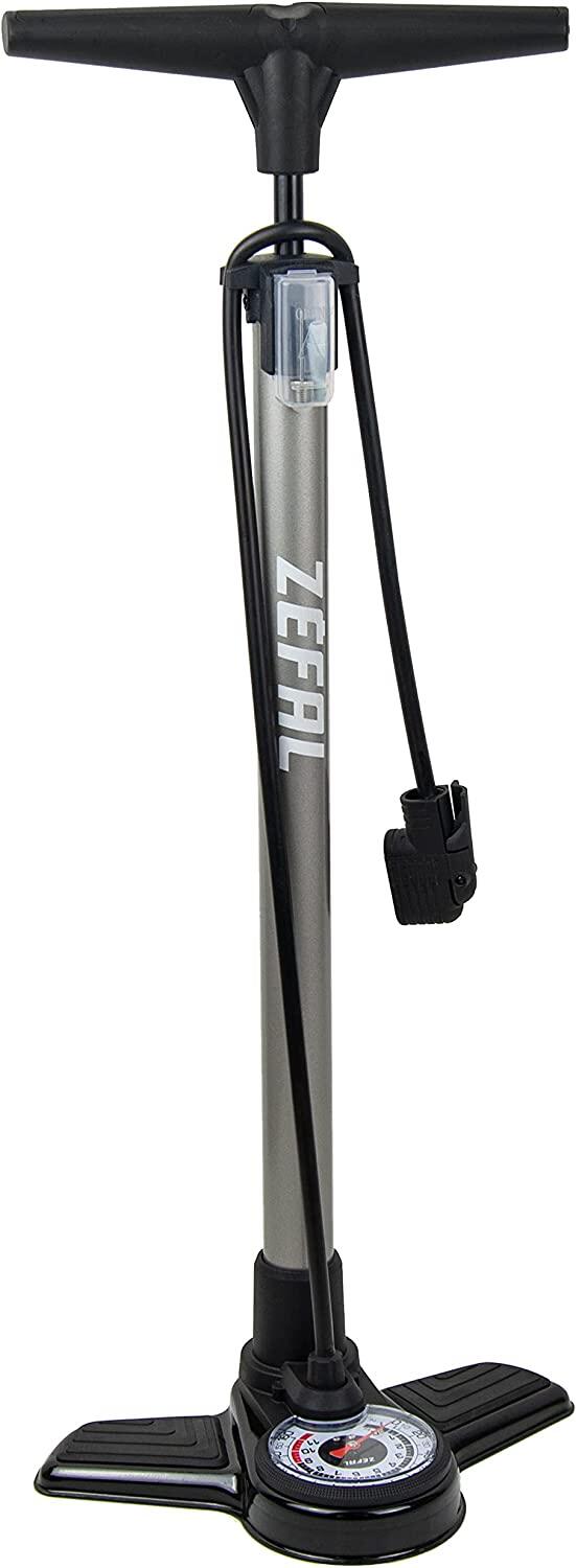 ZEFAL pompka rowerowa podłogowa profil max fp20 srebrny ZF-0862