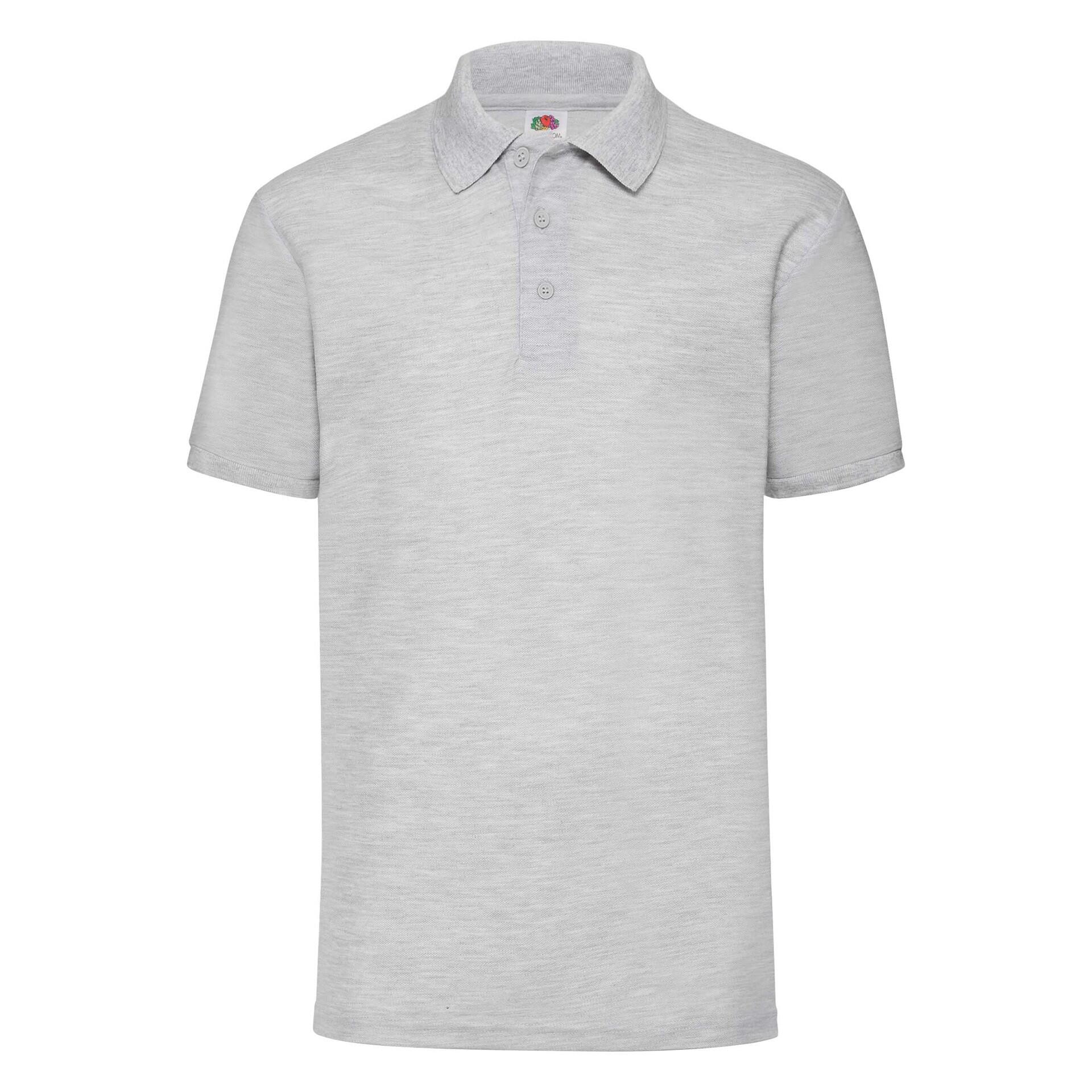 Koszulka polo Fruit Of The Loom 65/35 dla dorosłych Gris